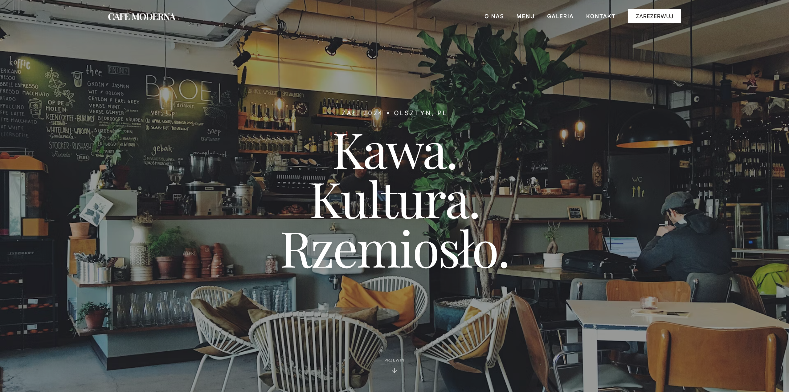 Cafe Moderna Desktop